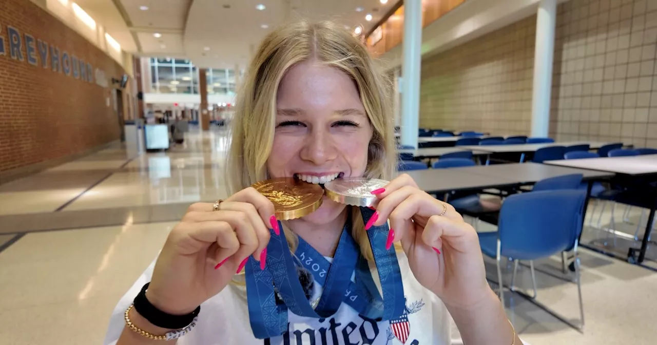 'I’ve been dreaming of it since I was 8 years old': Carmel High School senior returns home from Paris Olympics