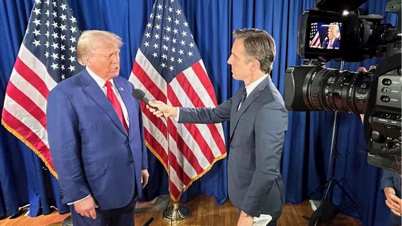 EXCLUSIVE: Former President Trump talks one-on-one with News 13's Patrick Hussion