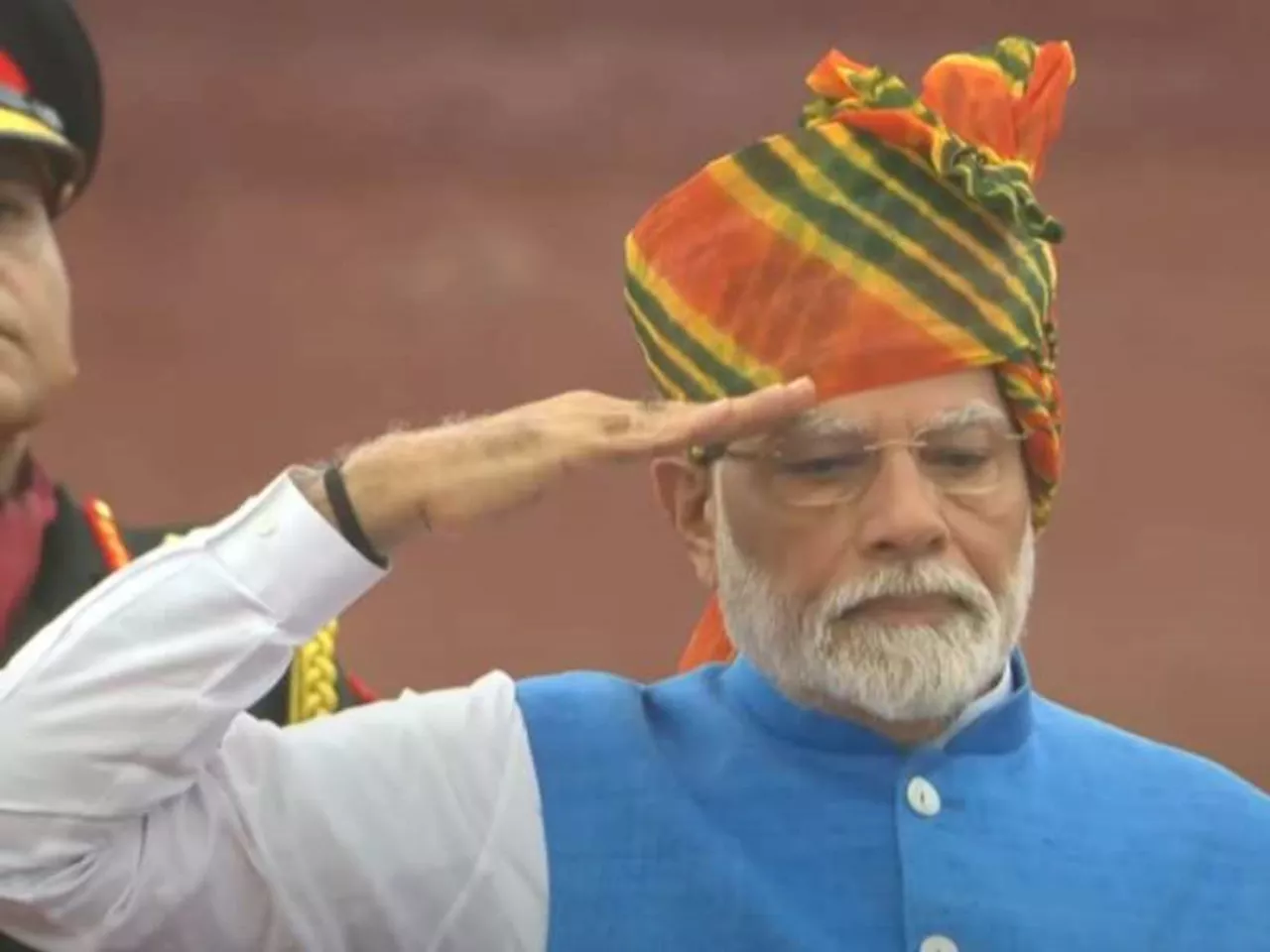 Independence day 2024: PM નરેન્દ્ર મોદીએ 11મી વખત લાલ કિલ્લા પર તિરંગો ફરકાવ્યો, જુઓ તસવીરો