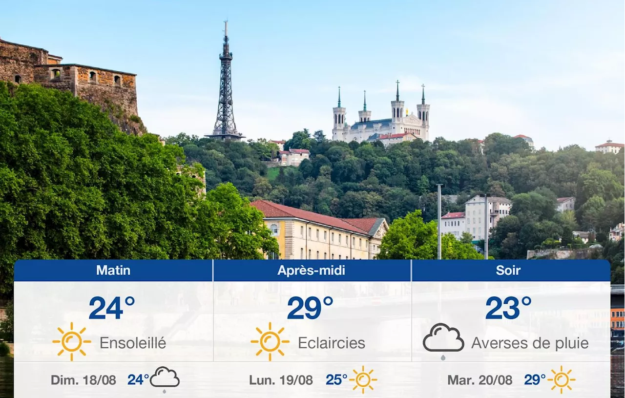 Météo Lyon: prévisions du samedi 17 août 2024