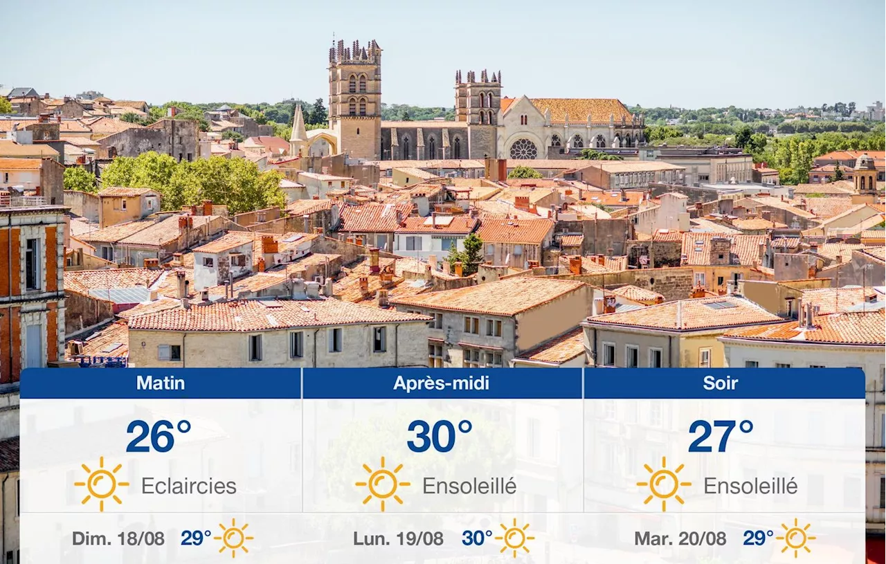 Météo Montpellier: prévisions du samedi 17 août 2024