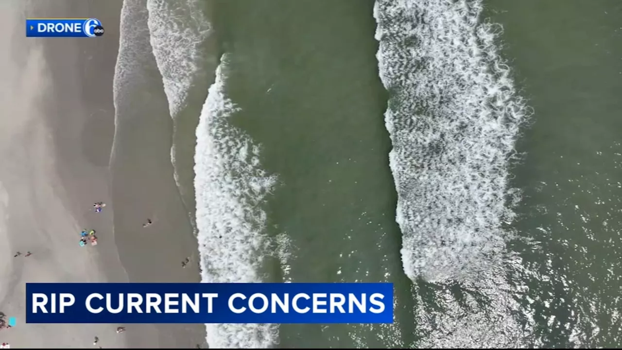 Rip current risk high at the Jersey shore this weekend due to Ernesto