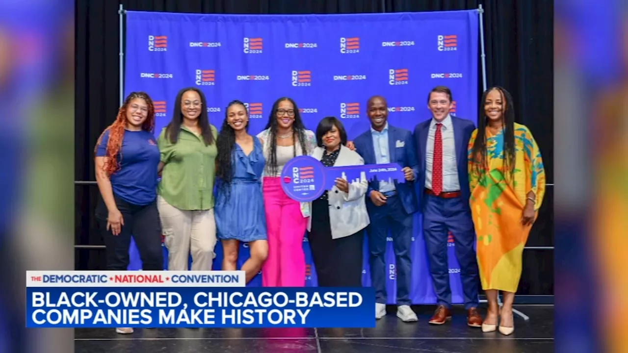 Black-owned Chicago companies are behind the elaborate production of a historic 2024 DNC