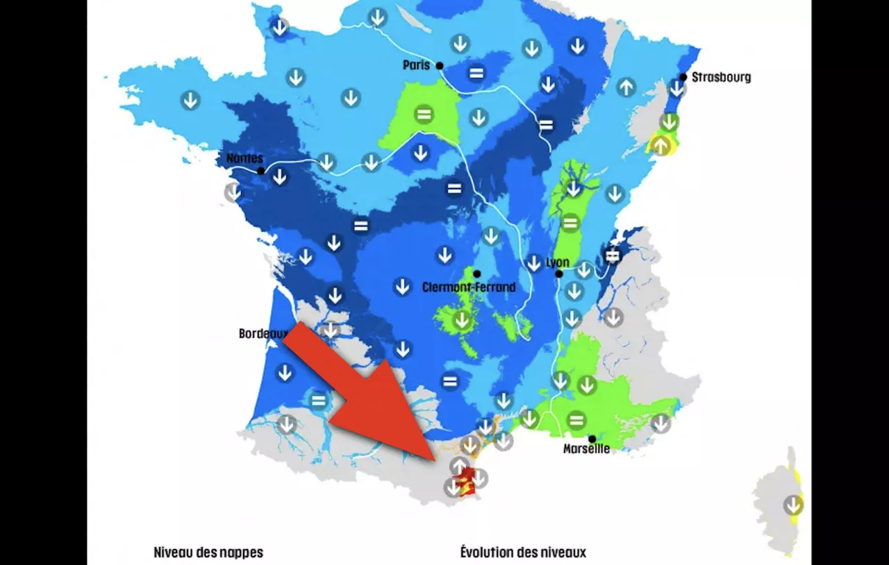 Sécheresse dans les Pyrénées-Orientales : cette carte de la France qui saute aux yeux