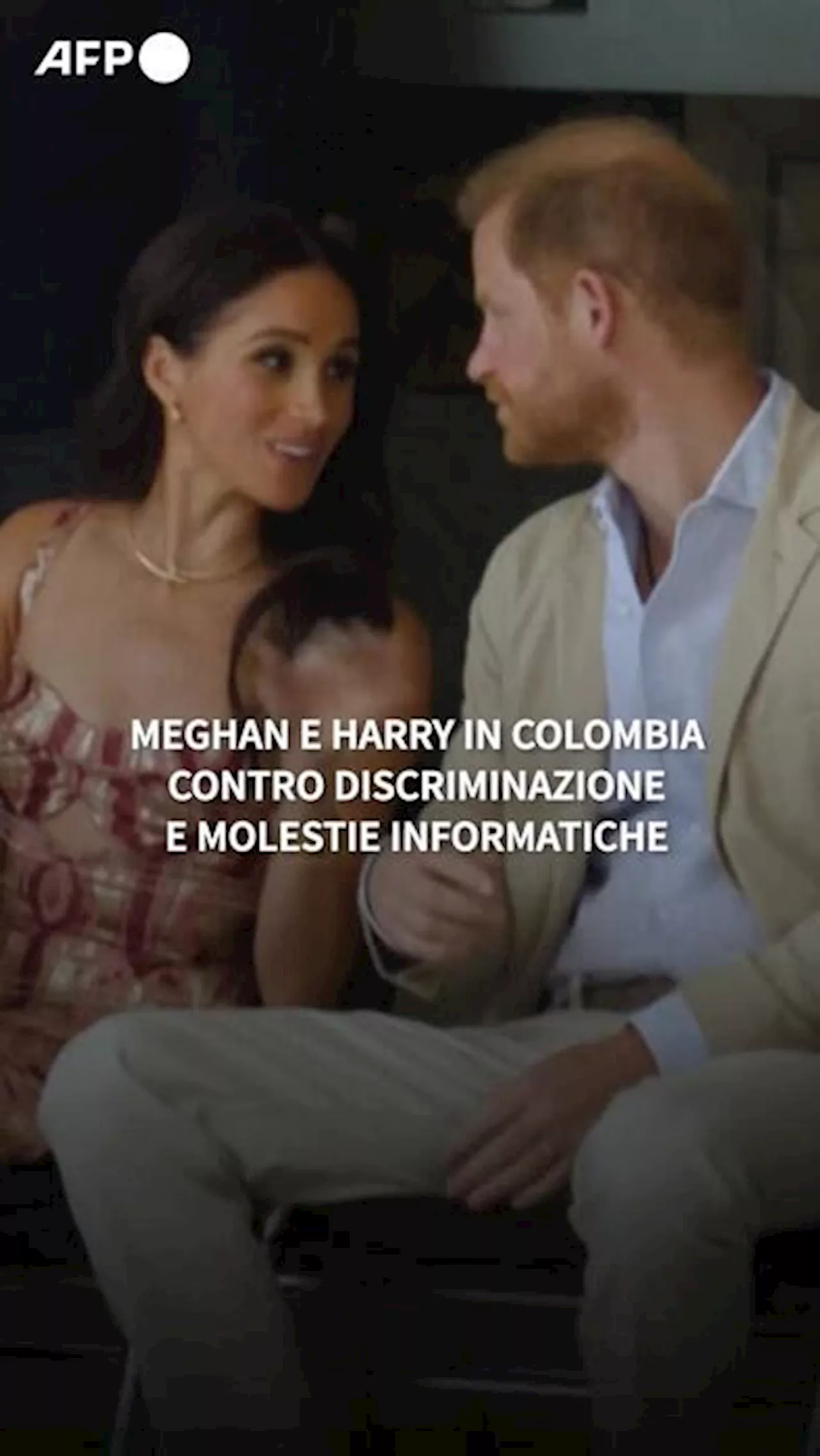 Meghan e Harry in Colombia contro il cyberbullismo