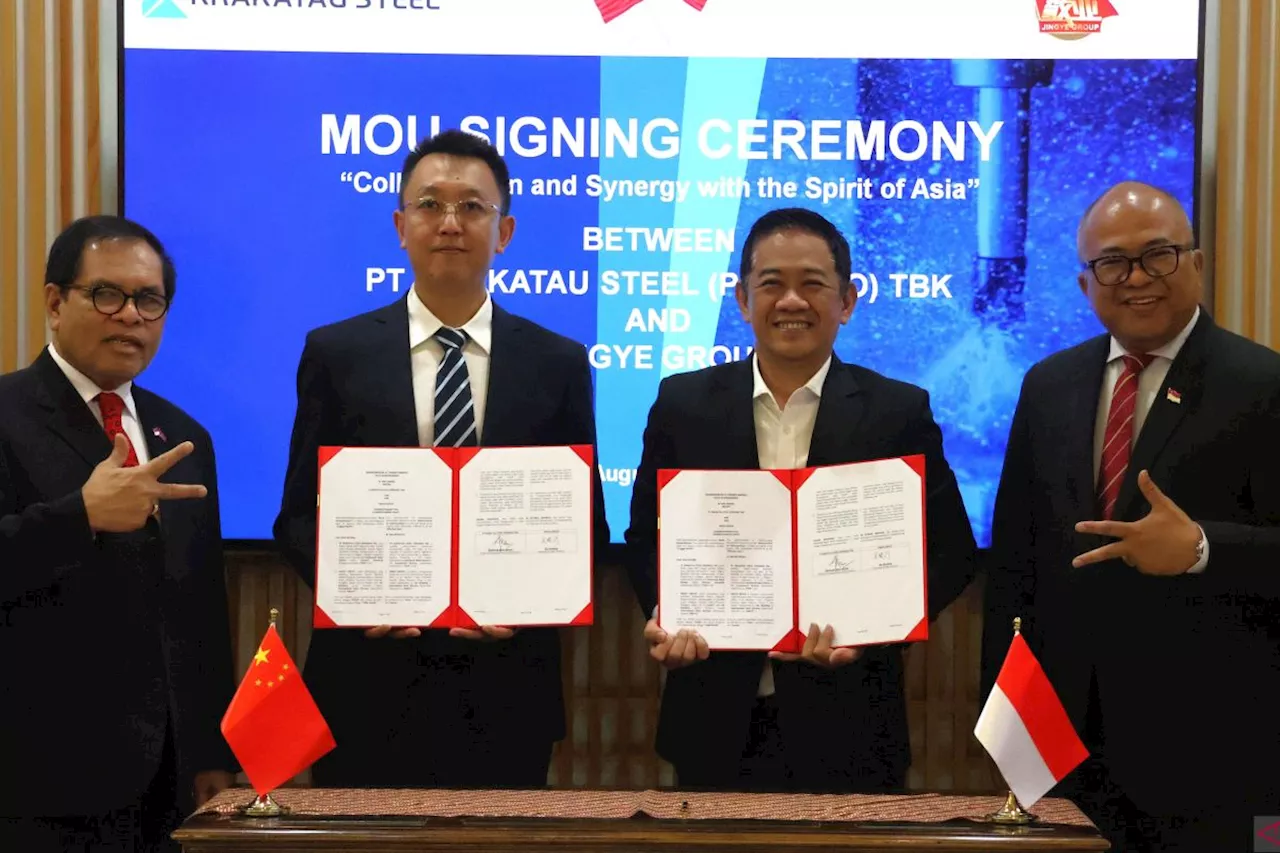 KBRI Beijing fasilitasi MoU Krakatau Steel dan perusahaan baja China