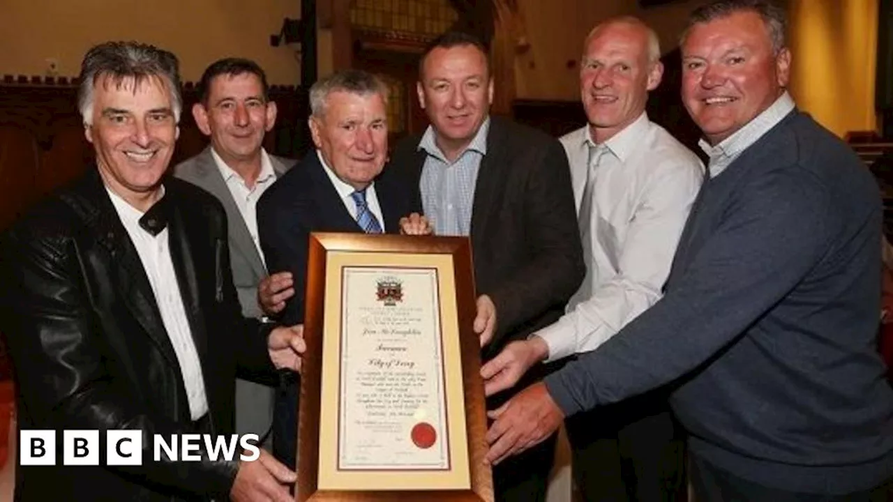 Jim McLaughlin: Tributes paid to treble winning football manager