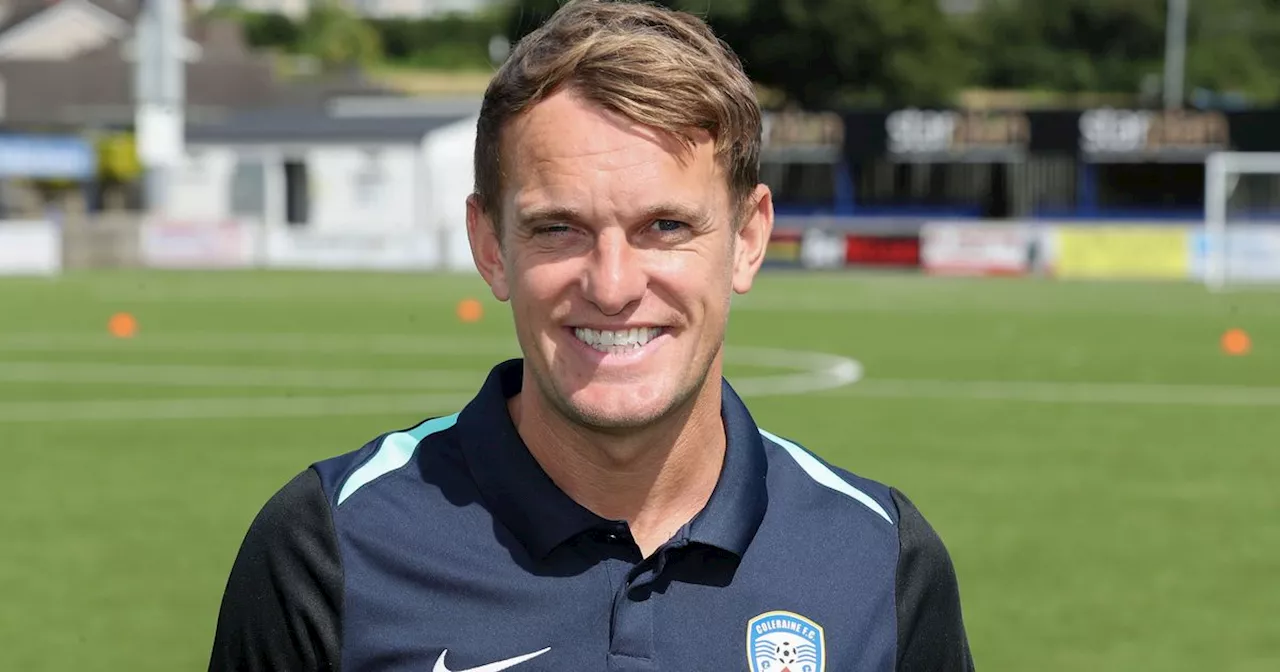 Coleraine boss Dean Shiels plays down 'myth' as he outlines full-time targets