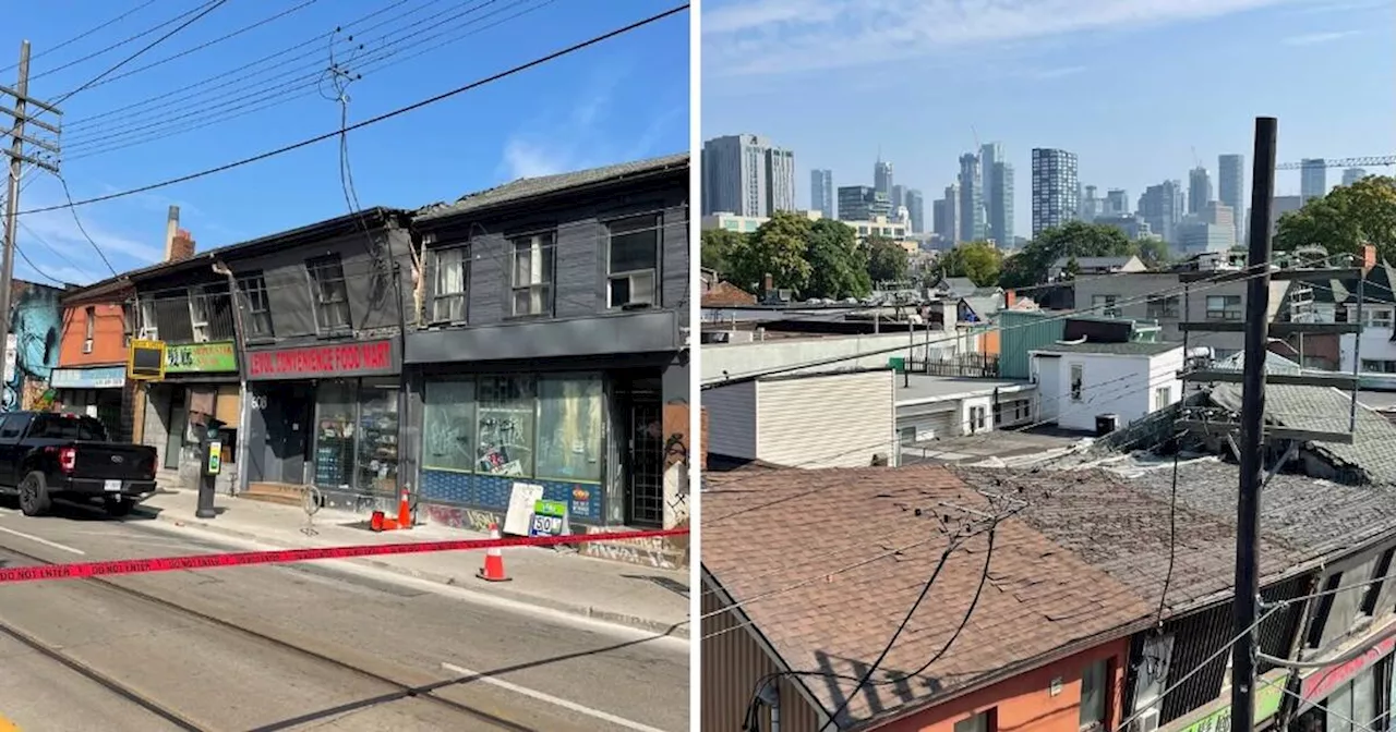 Multiple people evacuated as building at risk of collapse in downtown Toronto