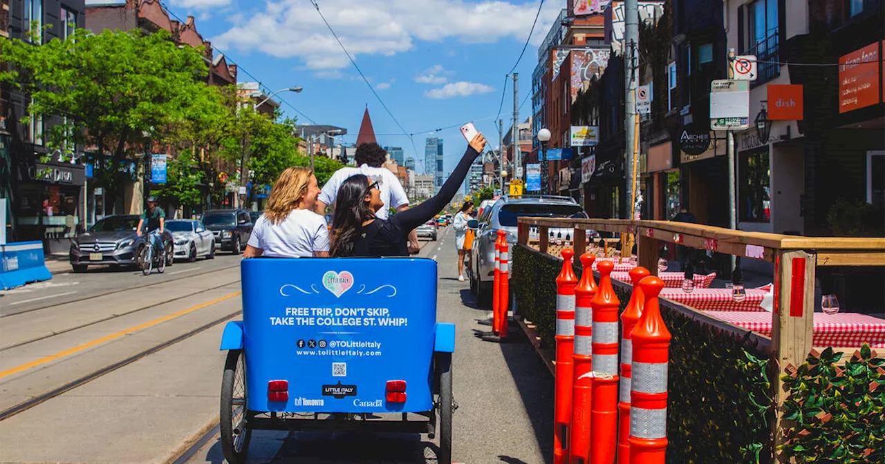 You can take free rickshaw rides in Toronto for the rest of the month