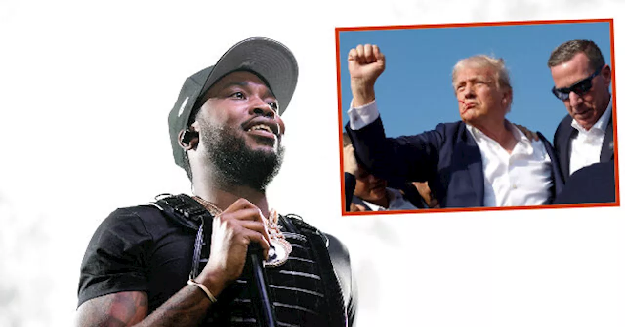 Rapper Meek Mill Blown Away By Trump: ‘Got Shot and Put His Middle ...