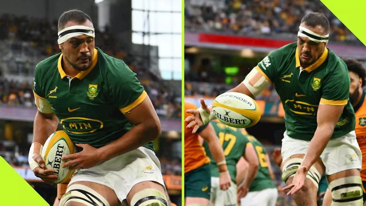 New Springbok Skipper Salmaan Moerat Opens Up on Their Mindset Ahead of Australia Test