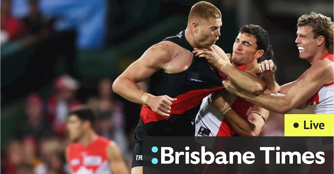 AFL round 23 LIVE: Essendon’s long-shot finals hope; Tempers flare in the AFLW