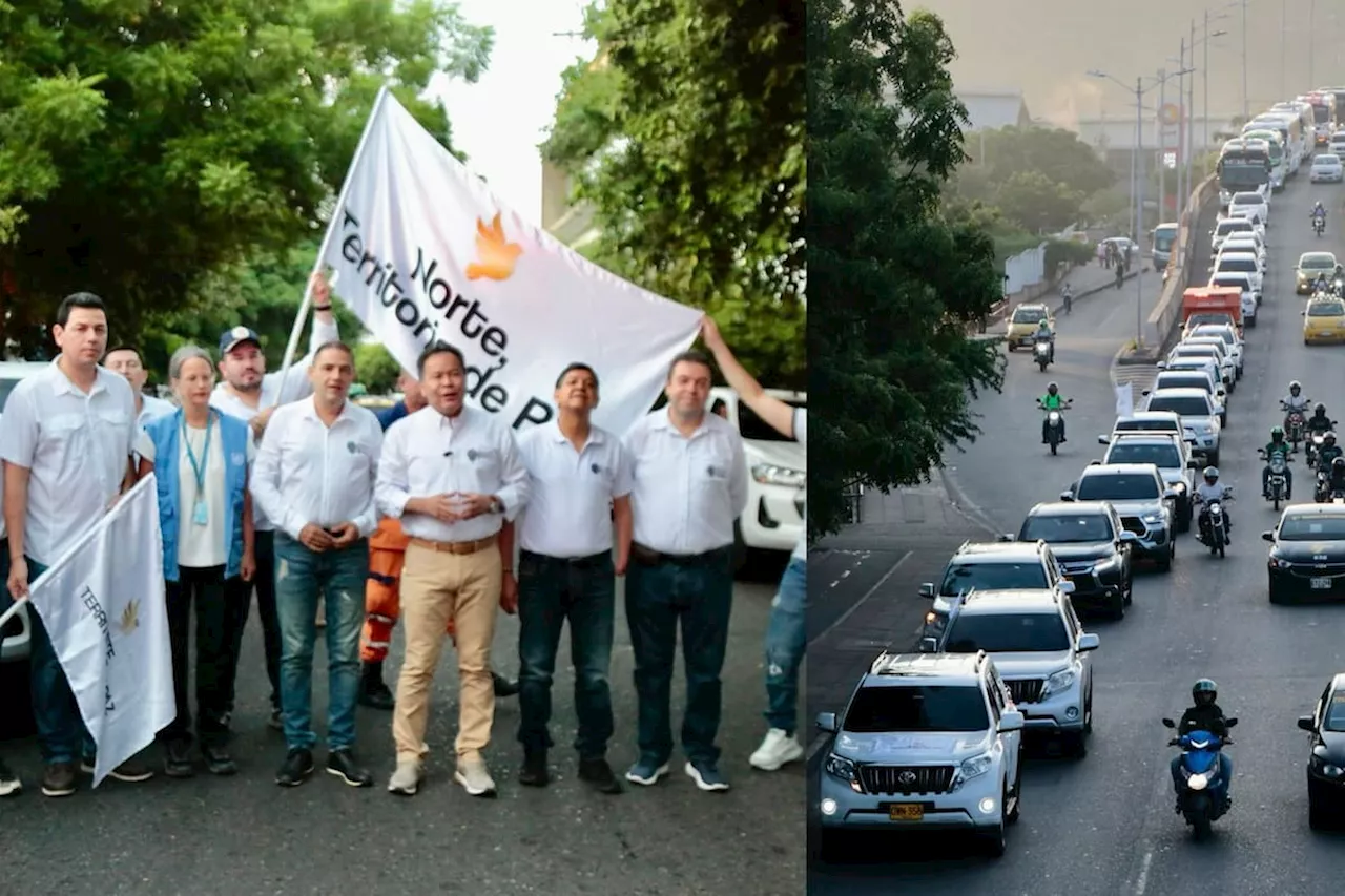 Arrancó la caravana por la paz rumbo al Catatumbo, Norte de Santander