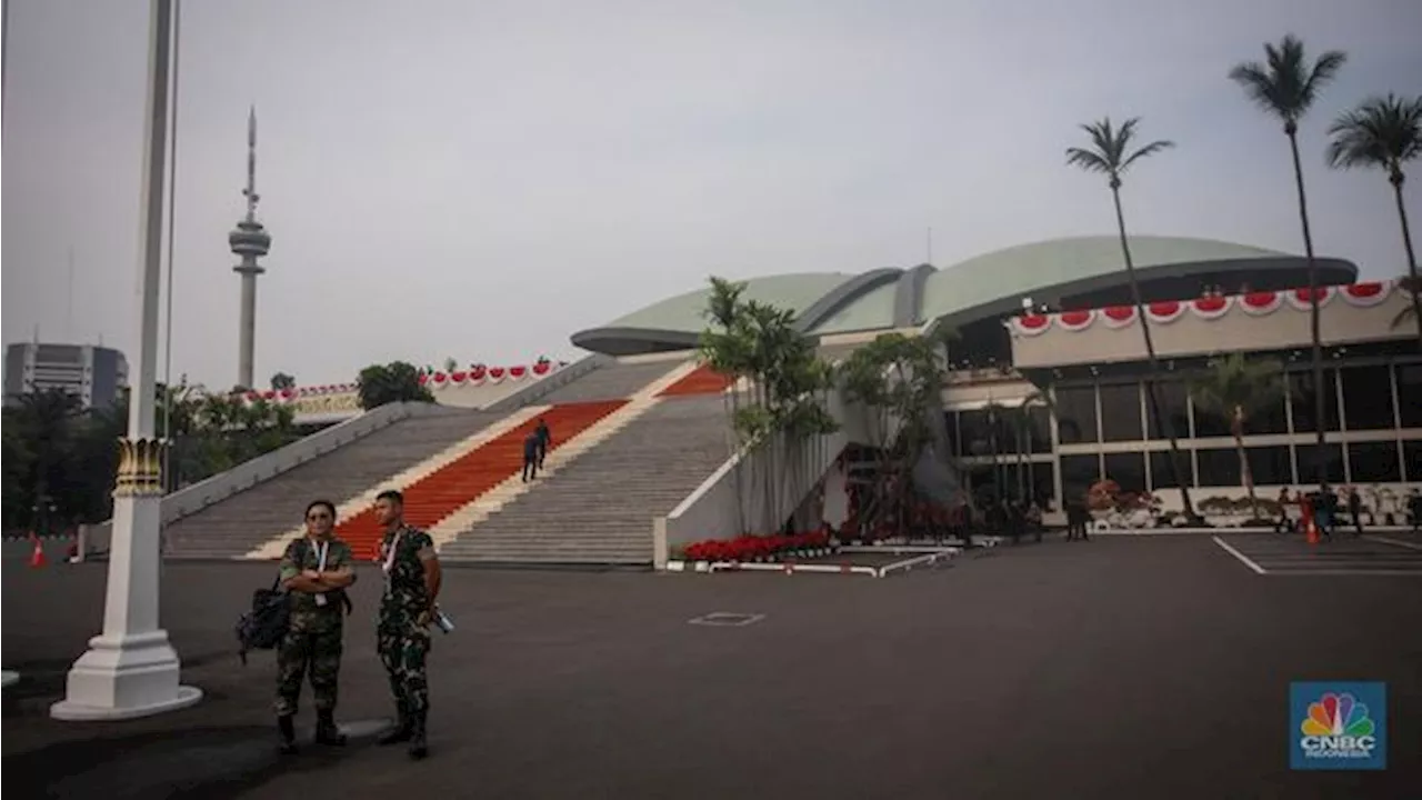 Menteri Jokowi Tiba di DPR, Saksikan APBN Pertama Prabowo