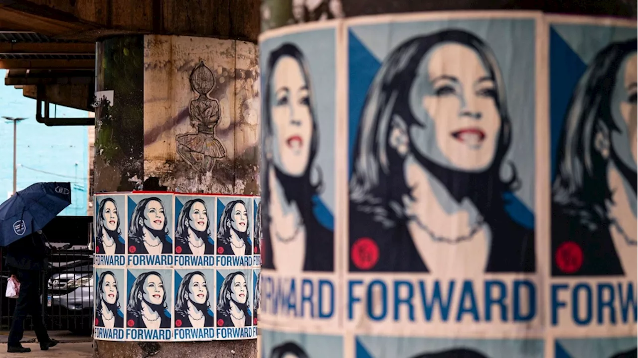 Artist behind iconic Obama 'Hope' poster crafts new artwork for Harris