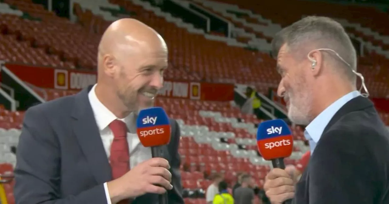 Erik ten Hag teases Roy Keane after Manchester United's win against Fulham