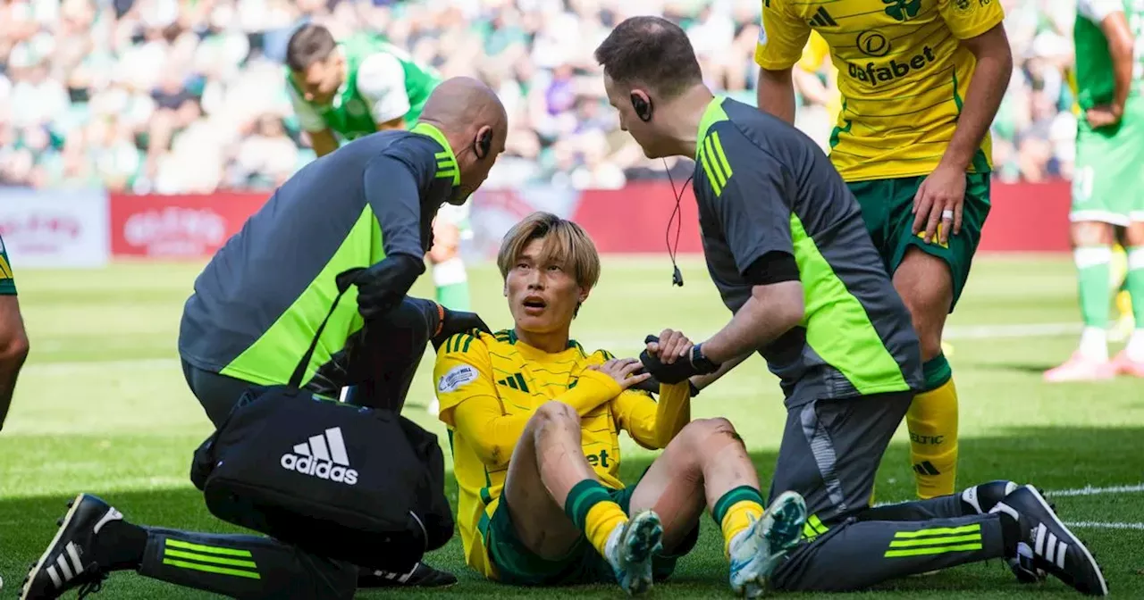 Kyogo misses Celtic training after shoulder 'popped' put against Hibs