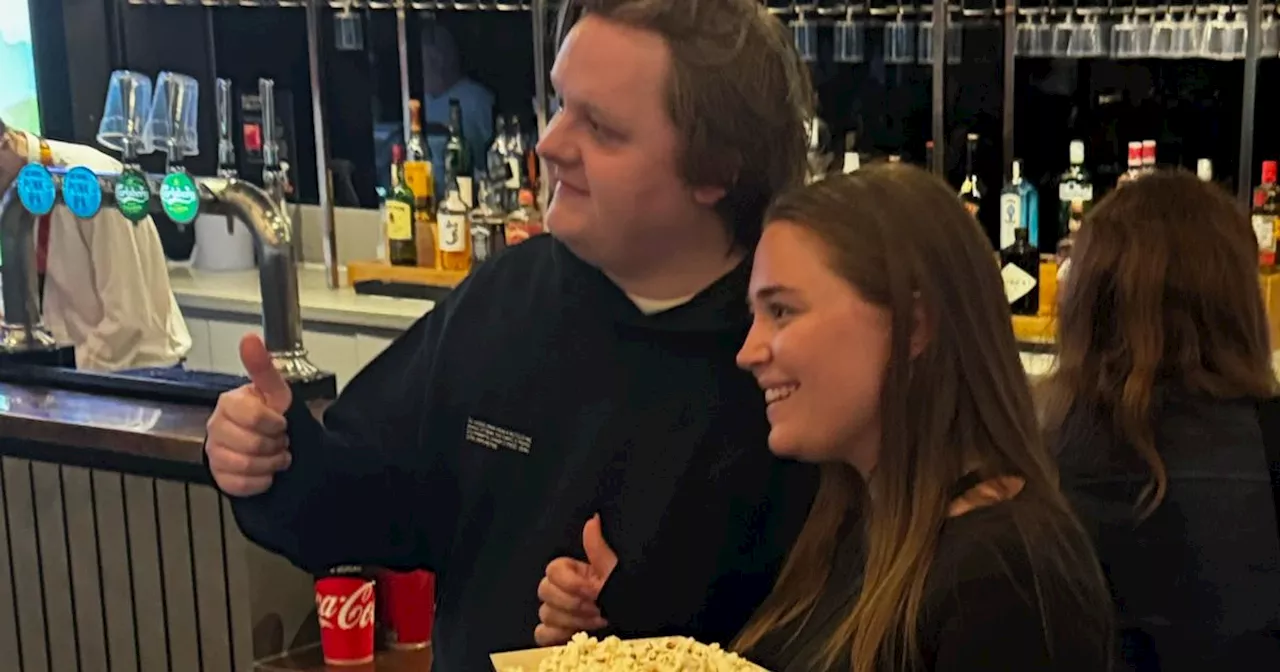 Lewis Capaldi spotted in cinema buying snacks for fans at blockbuster movie