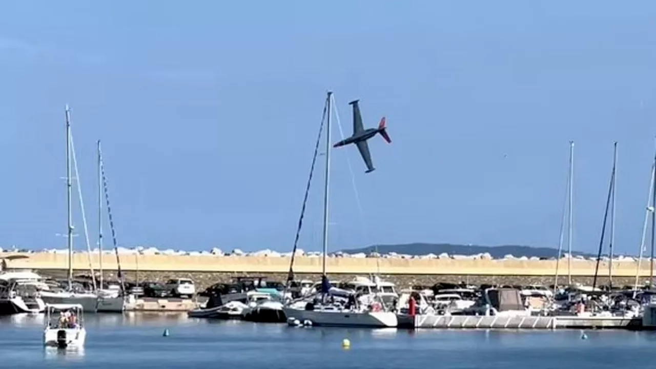 French air show pilot dies after his plane crashes into the sea