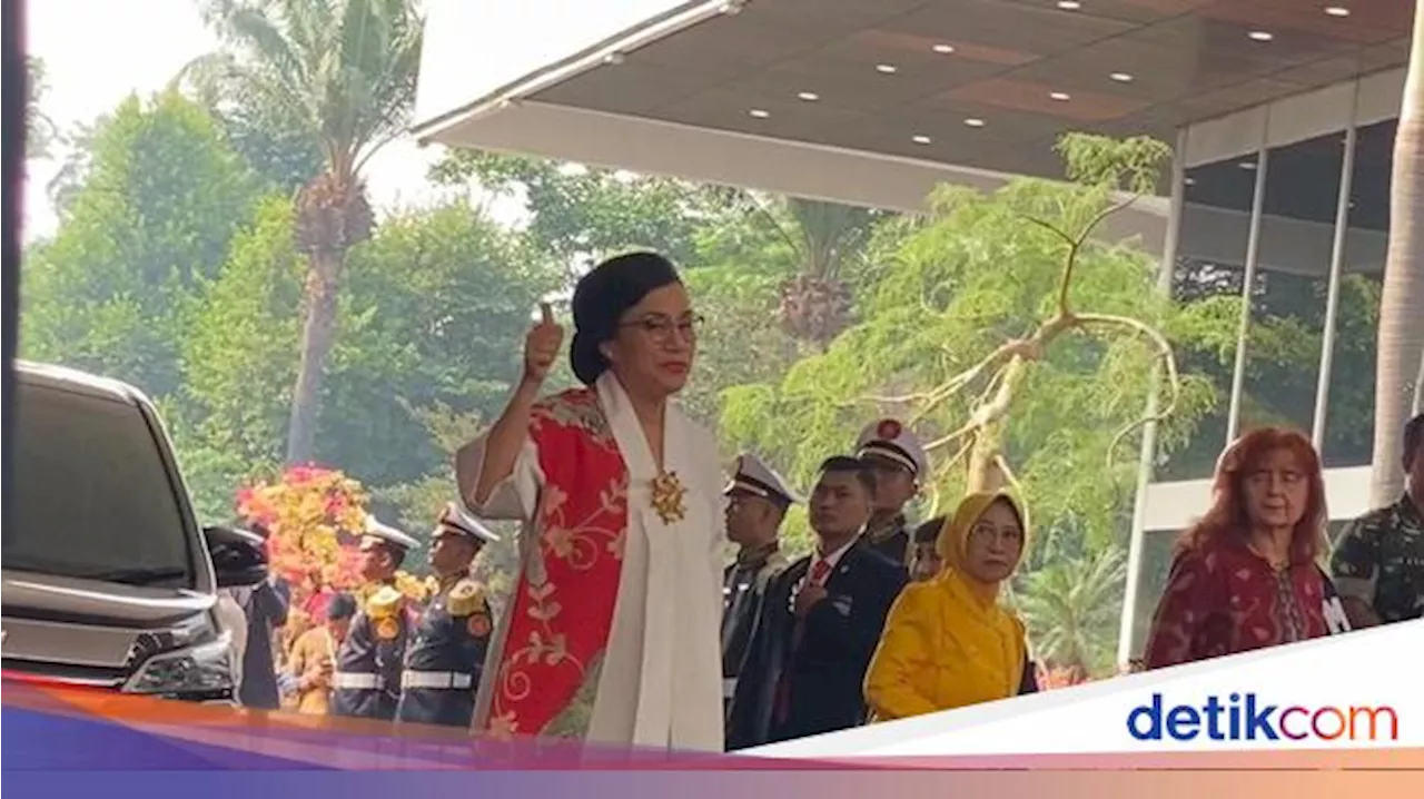 Menteri Ekonomi di Sidang Tahunan: Bahlil Pakai Dasi Kuning, Sri Mulyani Kebaya