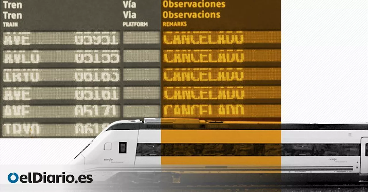 El caos ferroviario sacude España