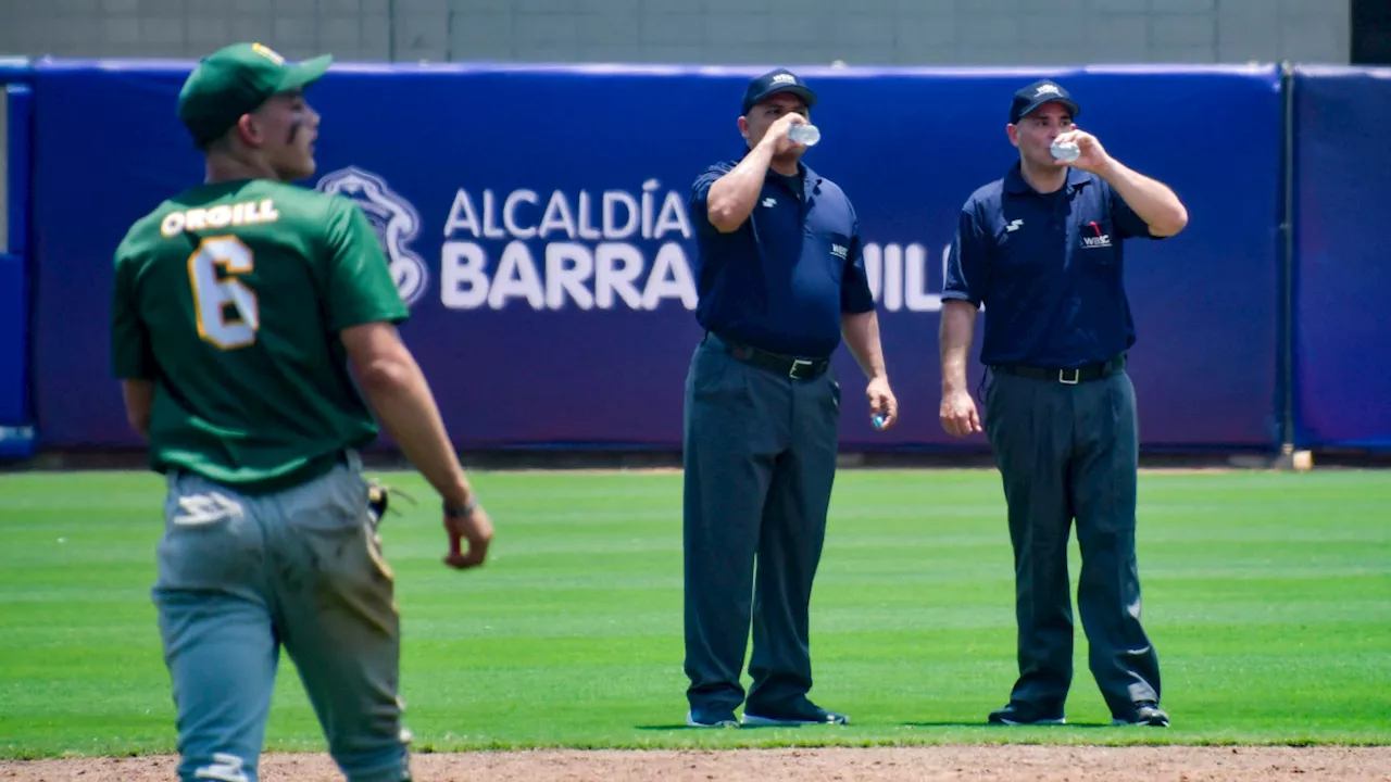 El calor los puede poner ‘out’: ¡Pobrecitos los receptores y los umpires!