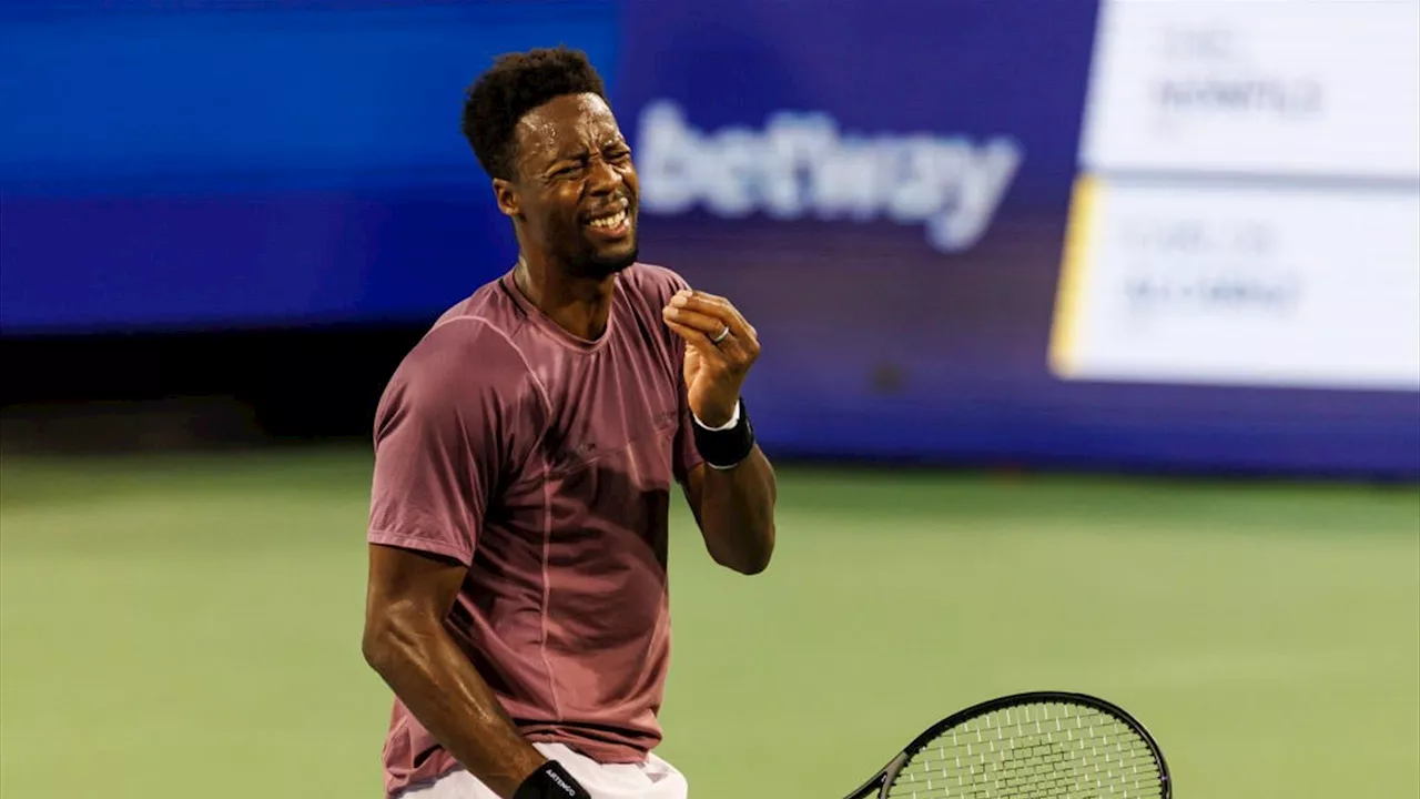 Masters 1000 Cincinnati : Monfils et Alcaraz stoppés par la pluie, Tsitsipas sorti