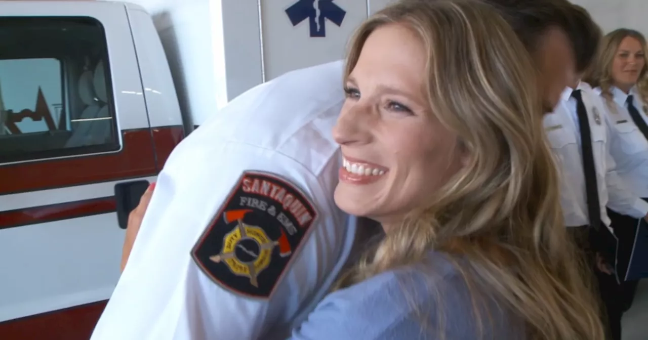 Santaquin mom reunites with EMS, hospital staff that saved her life after rare heart attack