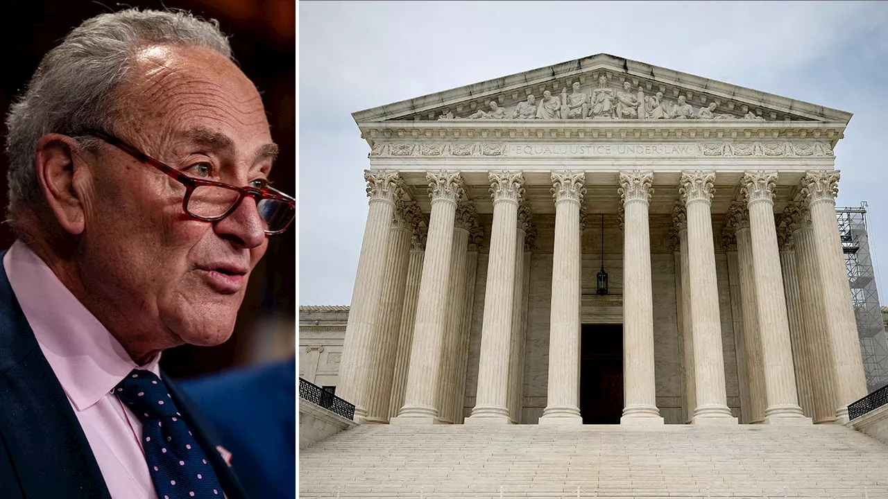 Chuck Schumer defends legislation restricting the Supreme Court: Founding Fathers 'turning in their graves'