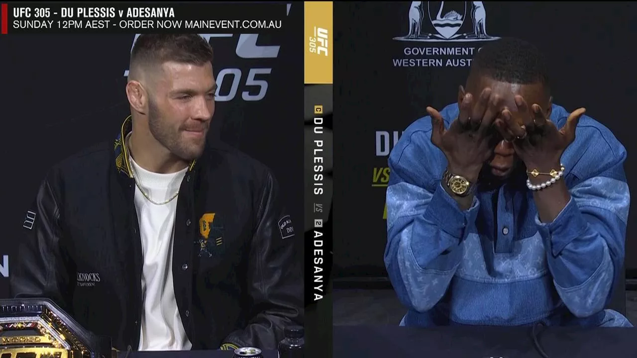 ’Shut the f**k up’: Israel in tears in ‘one of the most remarkable pressers’ in UFC history