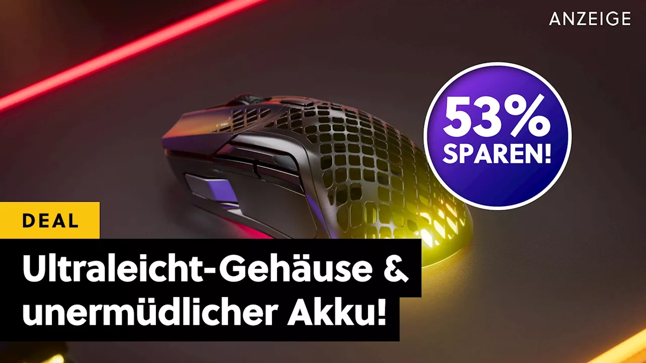 Ultraleichte Wireless Gaming-Maus mit 180 Std. Akkulaufzeit kostet jetzt weniger als die Hälfte!