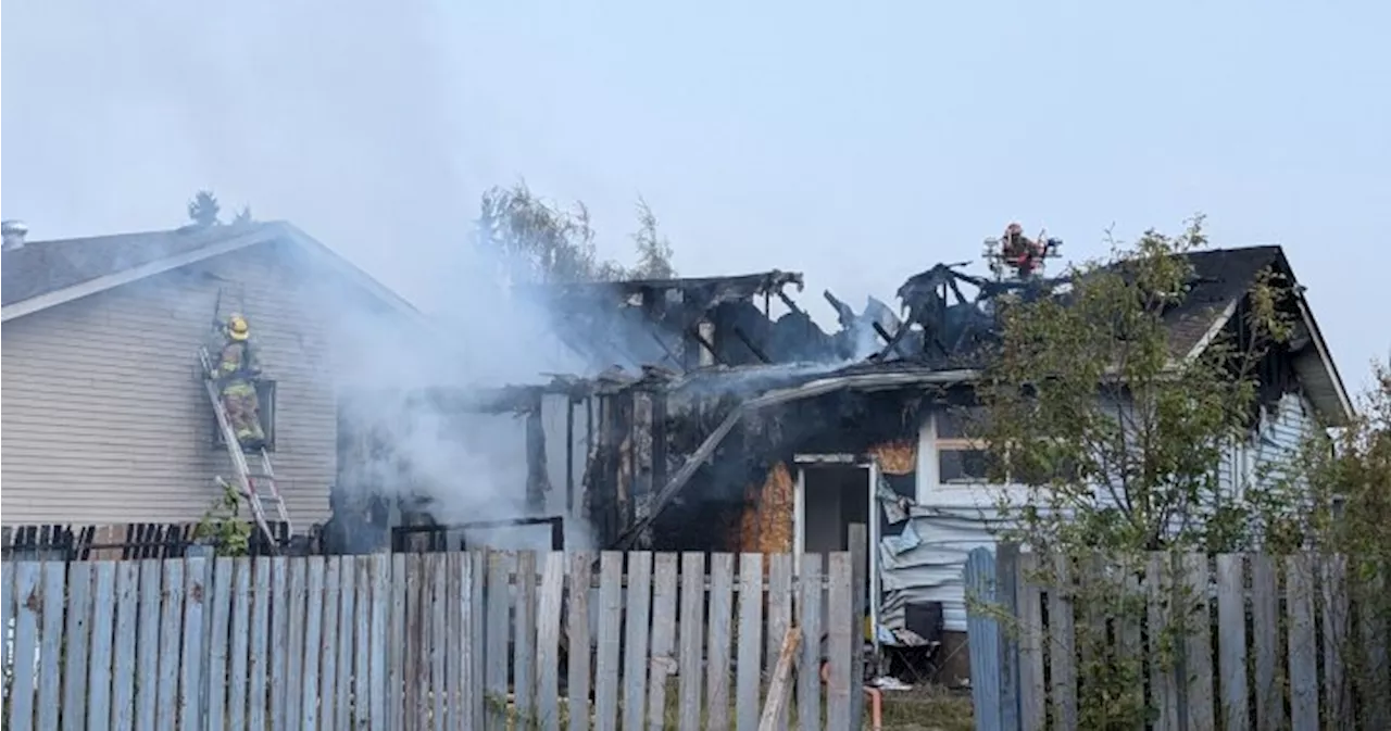 Woman, toddler taken to hospital after northeast Calgary house fire