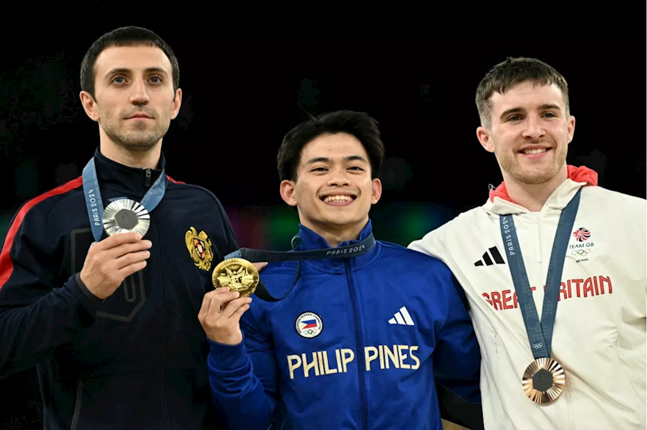 Church lauds Filipino gymnast’s double Olympic gold