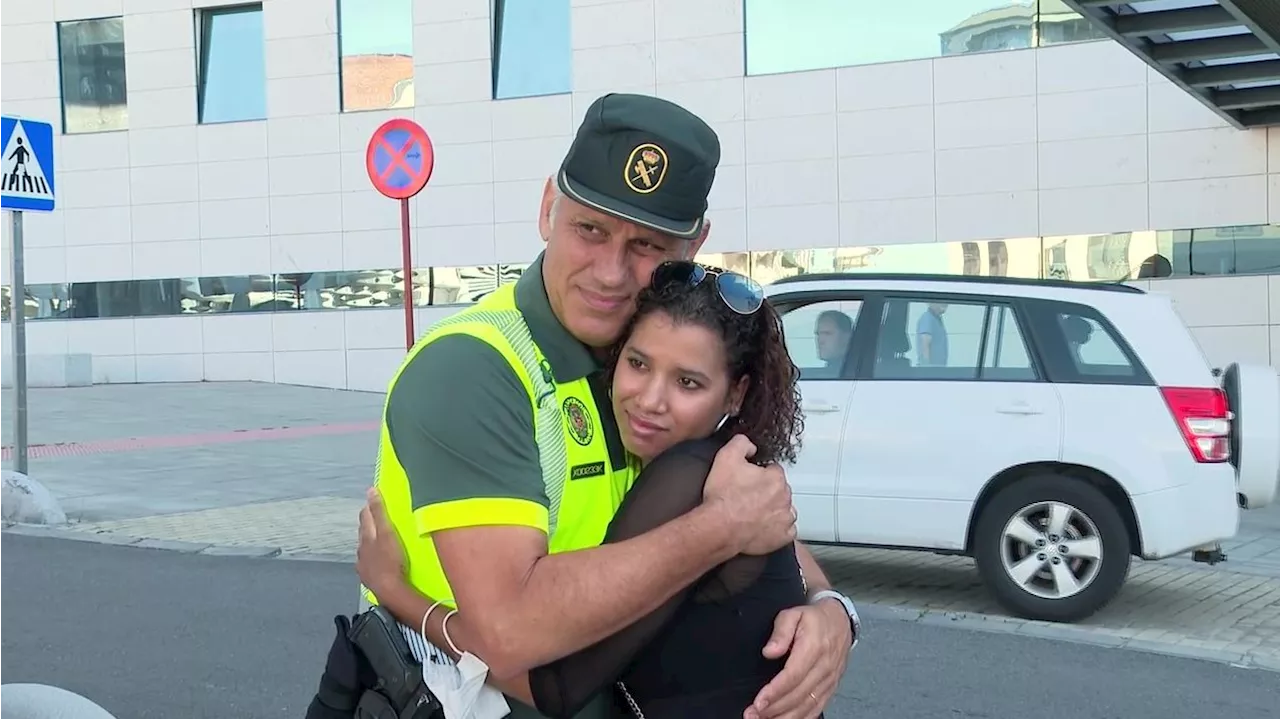 Así salvaron José e Isaac, dos agentes de Tráfico, la vida de un bebé en Ourense