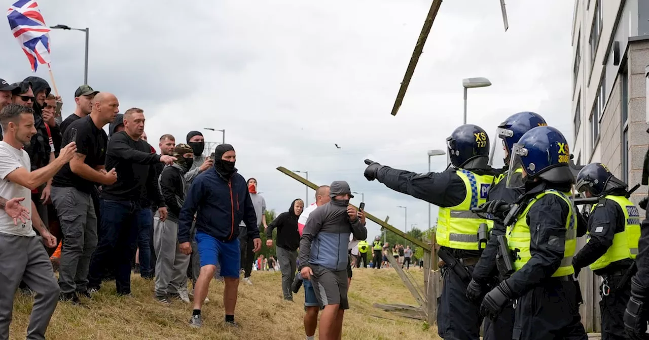 ‘A malignancy in society’: Tears and smirks in a Sheffield court as rioters jailed over wrecked asylum hotel