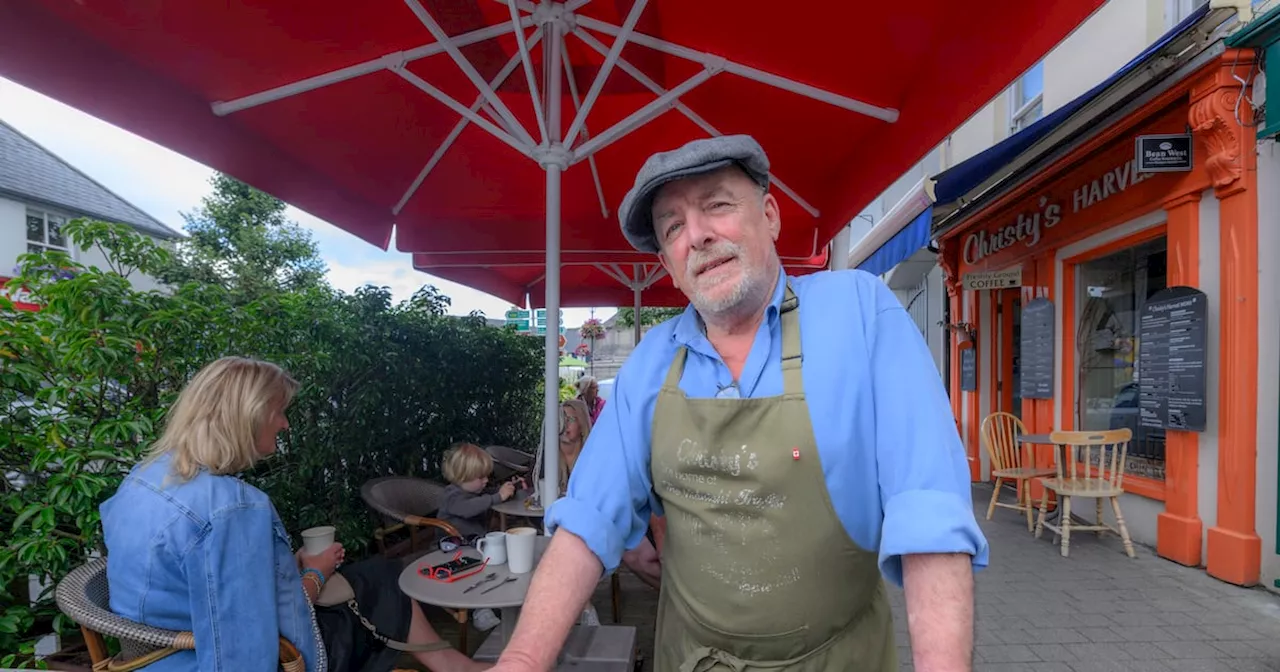 Westport’s horizontal rain a welcome relief to tourists fleeing heatwaves, says cafe owner