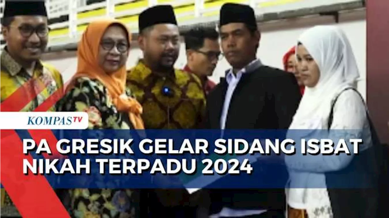 Pengadilan Agama Gresik Gelar Sidang Isbat Nikah Terpadu 2024