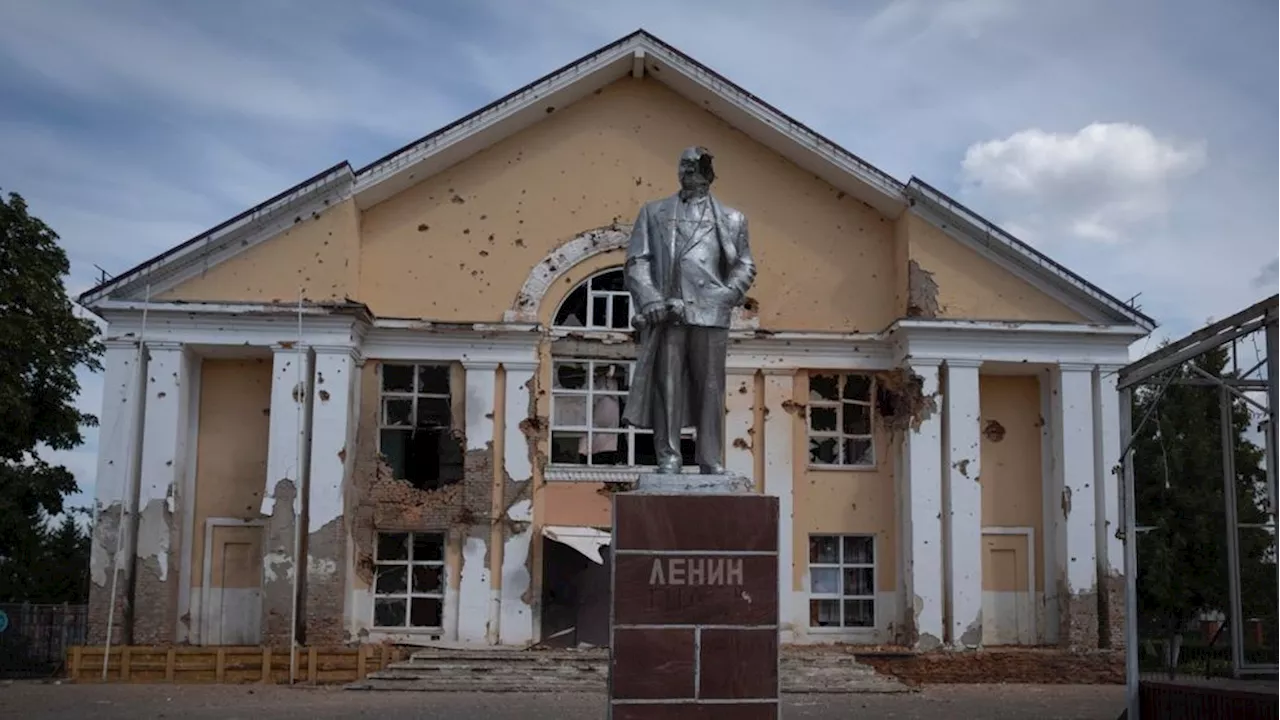 Ukrainian forces leave path of destruction on march to Russian town of Sudzha