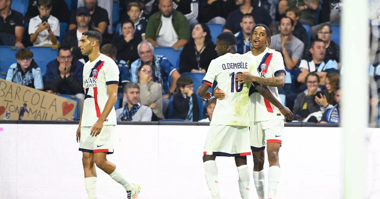 Ligue 1 : Grâce à Barcola et Dembélé, le PSG débute sa saison par une victoire au Havre