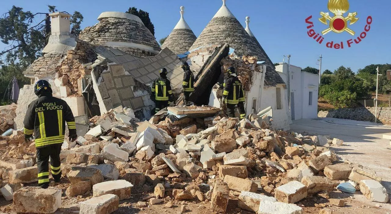 Nicola Salatino morto nell'esplosione del trullo: «Decesso per asfissia». Indagato il proprietario