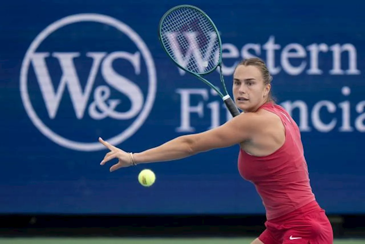 Aryna Sabalenka se défait d'Elina Svitolina pour rallier les quarts de finale à Cincinnati