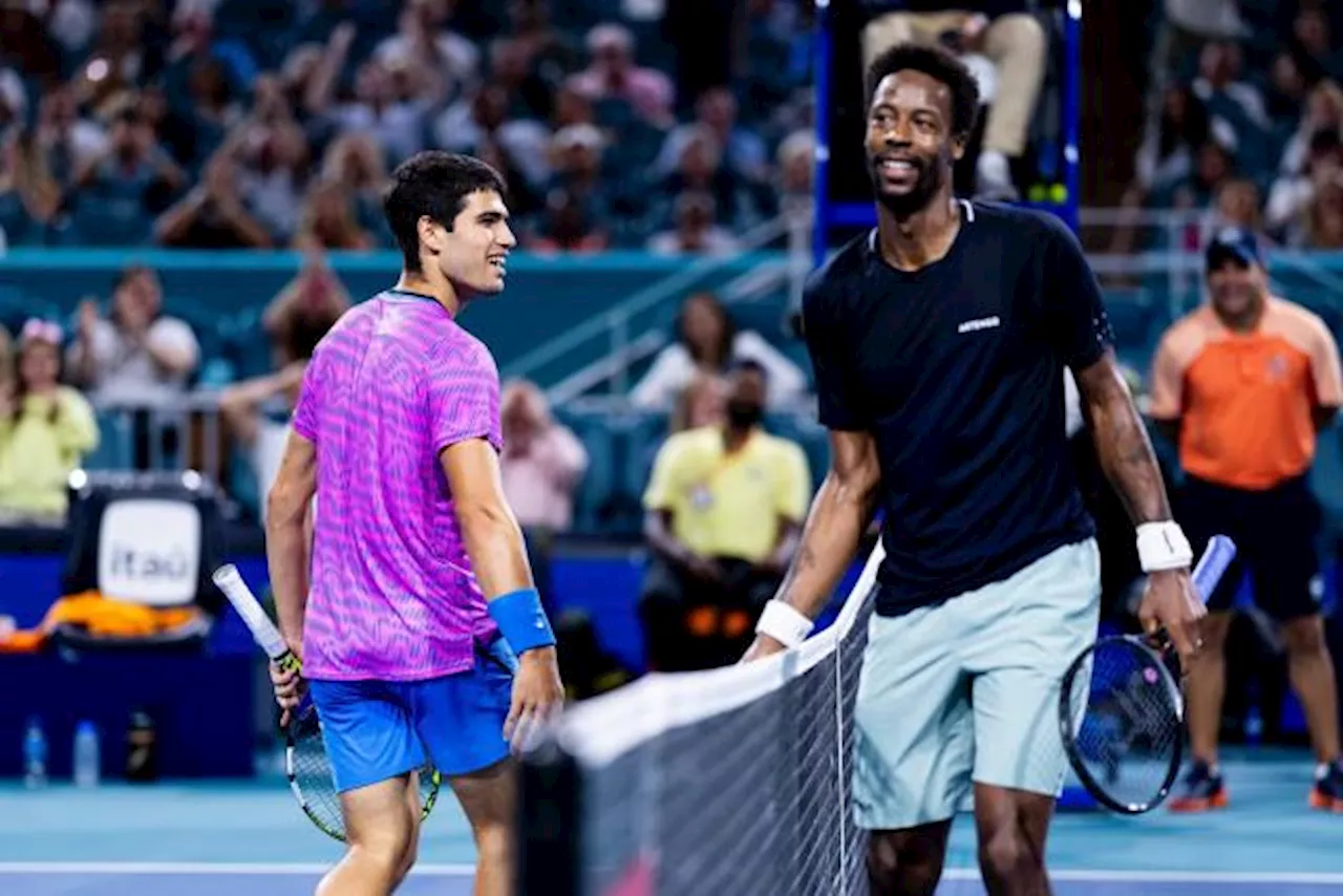 Le match entre Gaël Monfils et Carlos Alcaraz à Cincinnati interrompu par la pluie