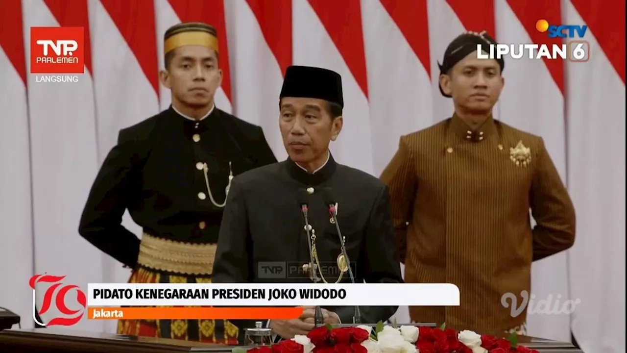 Presiden Jokowi Ucapkan Terima Kasih Kepada Rakyat di Sidang Tahunan MPR RI