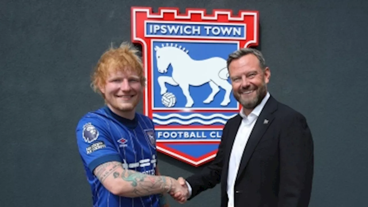 ‘It’s any football fan’s dream ’: Singer-songwriter Ed Sheeran buys minority stake in English premier league team, Ipswich Town (VIDEO)