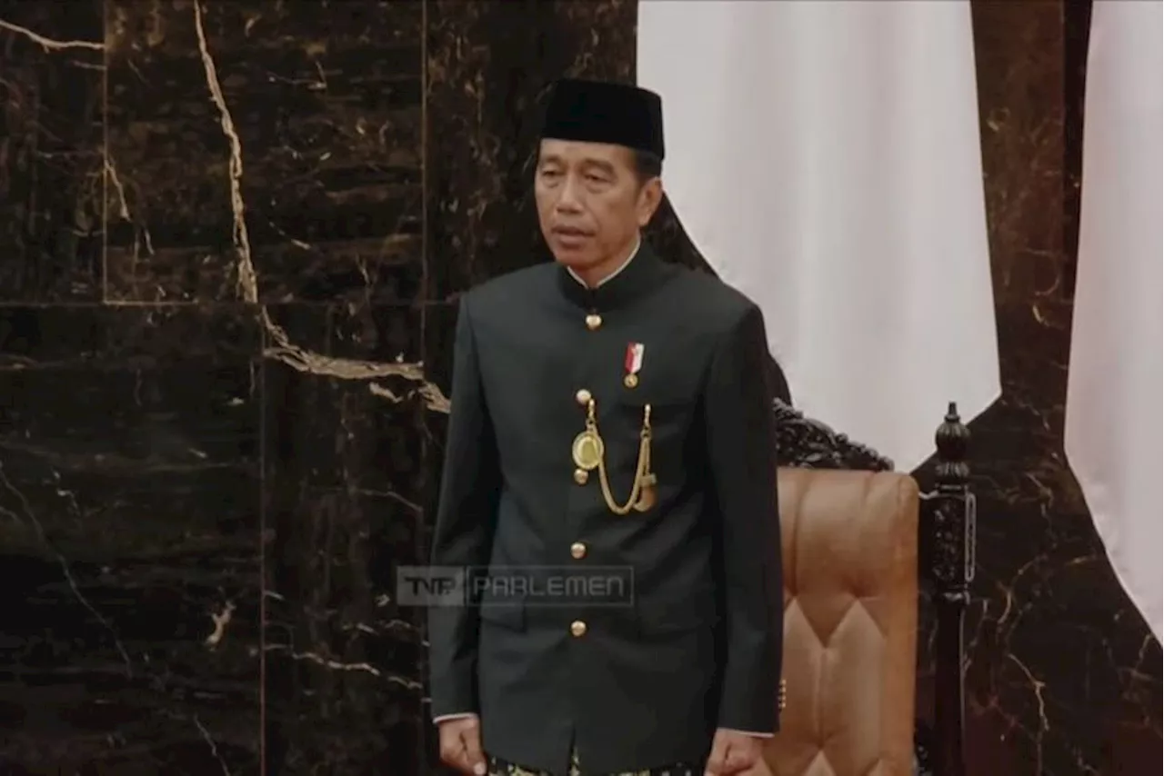 Presiden Jokowi Kenakan Pakaian Adat Betawi di Sidang Tahunan MPR 2024