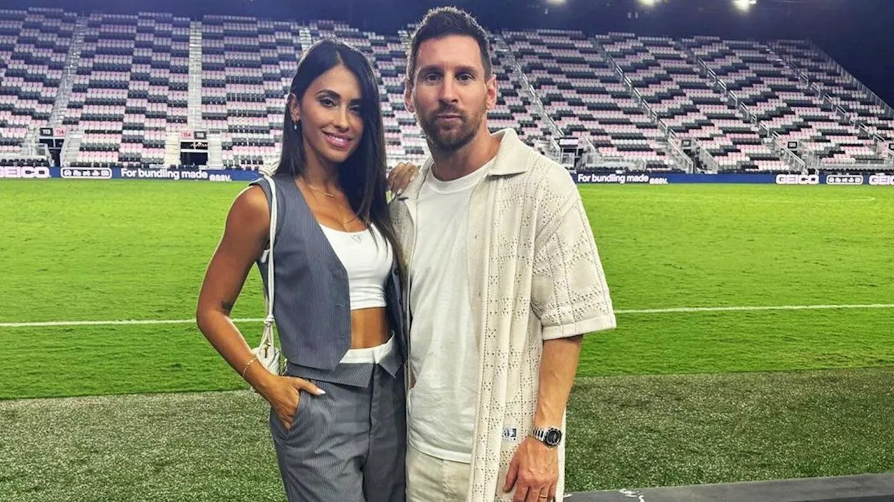 Lionel Messi y Antonela Roccuzzo disfrutaron la noche de Miami en un refinado restaurante italiano