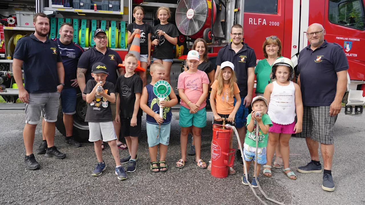 Bromberger Kinder verbrachten einen Tag bei der Freiwilligen Feuerwehr