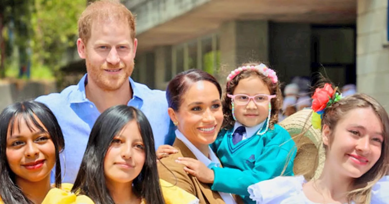 Meghan makes sweet comment about Archie as she and Harry meet children on tour