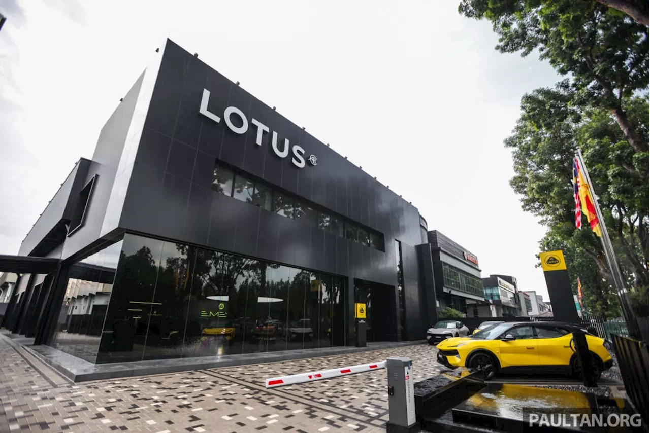 Lotus Kuala Lumpur Flagship Store in Glenmarie – 1,765 sq ft outlet with delivery bays, configurator room